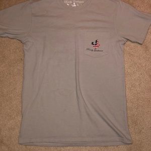 Grey Rowdy Gentleman USA shirt ADULT SMALL